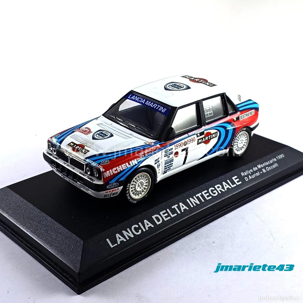 Voitures &agrave; l'&eacute;chelle: Lancia Delta HF Integrale #7 D. Auriol - B. Occelli MonteCarlo 1990 1:43
