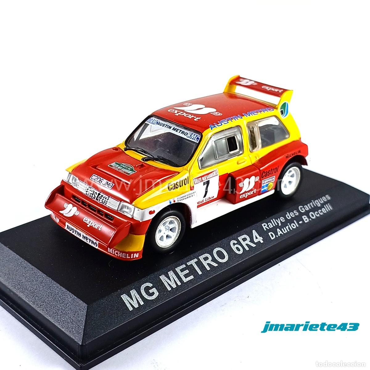 Voitures &agrave; l'&eacute;chelle: MG Metro 6R4 #7 D. Auriol - B. Occelli Rally des Garrigues 1986 1:43