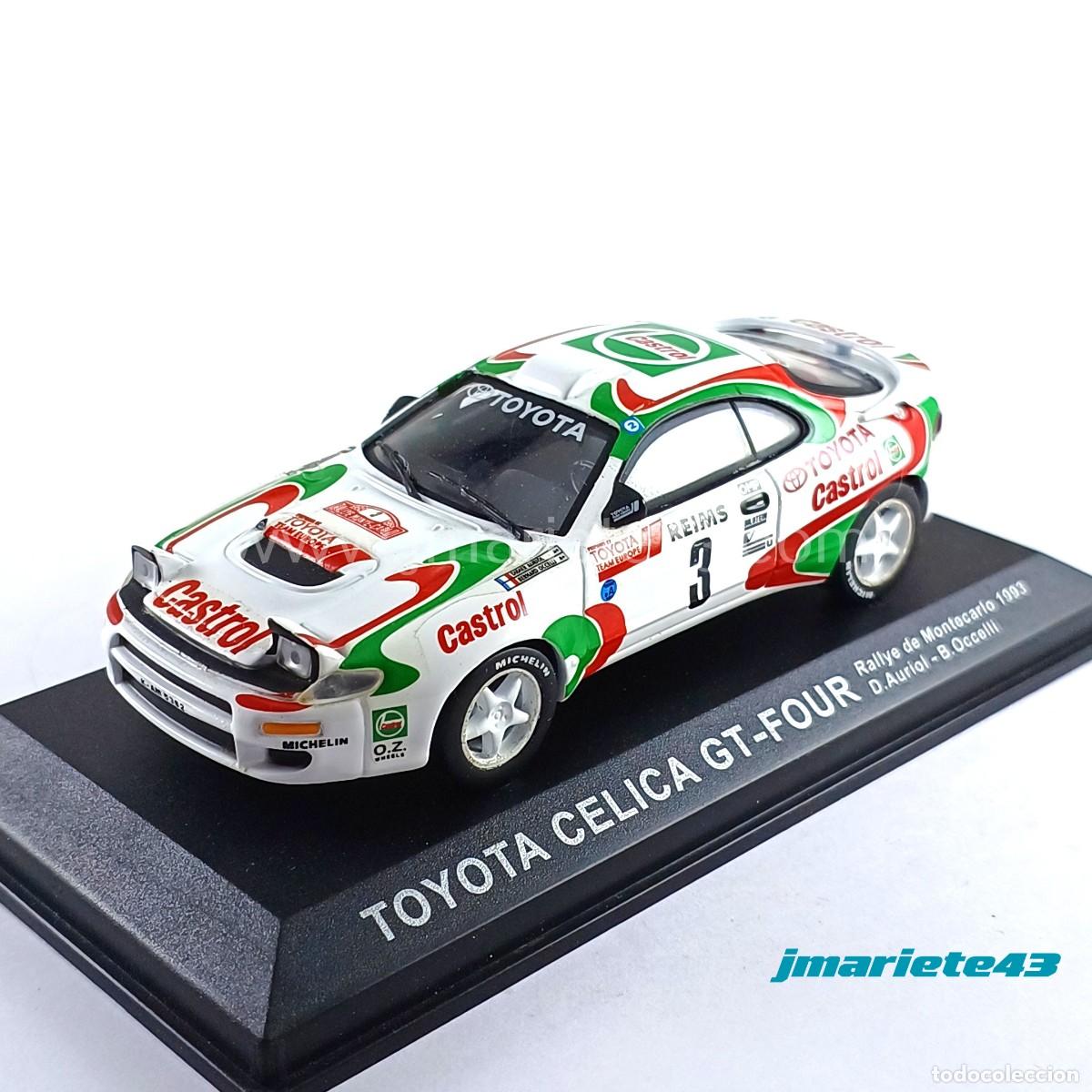 Carros em escala: Toyota Celica #3 D. Auriol - B. Occelli Rally MonteCarlo 1993