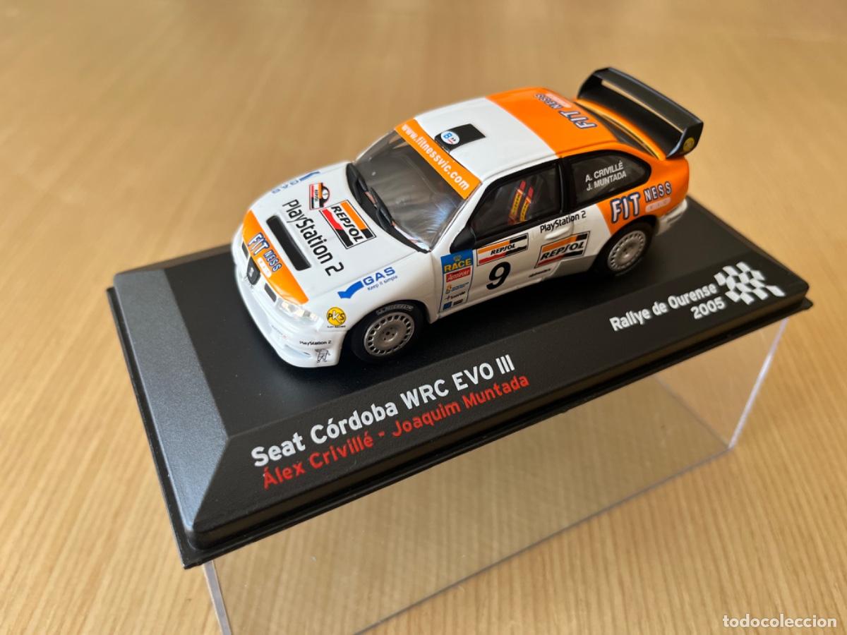 Coches a escala: SEAT CORDOBA WRC EVO III RALLYE DE OURENSE 2005 ALEX CRIVILLE-JOAQUIM MUNTADA 1:43 ALTAYA Cristinomo