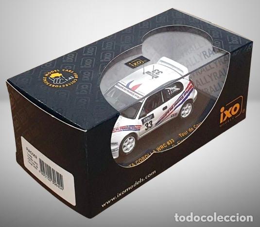 Coches a escala: Toyota Corolla WRC - Rally de France, a&ntilde;o 2000 - Sebastian Loeb y D. Elena (Escala 1/43) Ixo