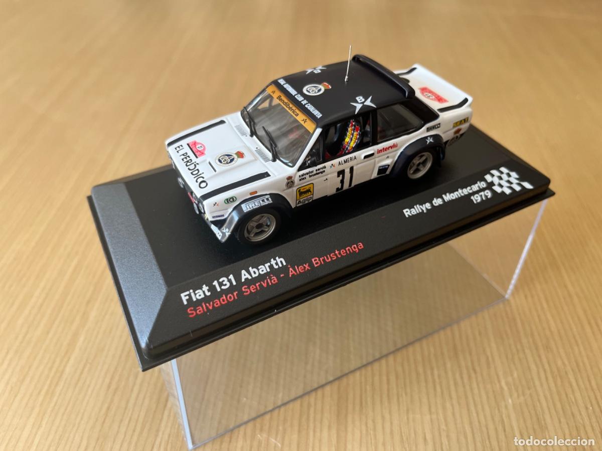 Coches a escala: FIAT 131 ABARTH RALLYE DE MONTECARLO 1979 SALVADOR SERVIA-ALEX BRUSTENGA 1:43 ALTAYA Cristinomodels