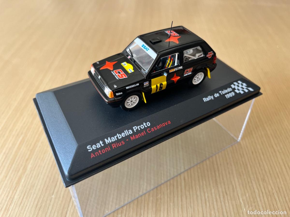 Coches a escala: SEAT MARBELLA PROTO RALLY DE TOLEDO 1989 ANTONI RIUS-MANEL CASANOVA 1:43 ALTAYA Cristinomodels