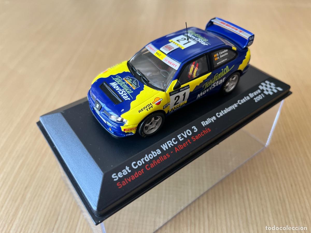Coches a escala: SEAT CORDOBA WRC EVO 3 RALLYE CATALUNYA COSTA BRAVA 2001 SALVADOR CA&Ntilde;ELLAS-ALBERT SANCHIS 1:43 Altay