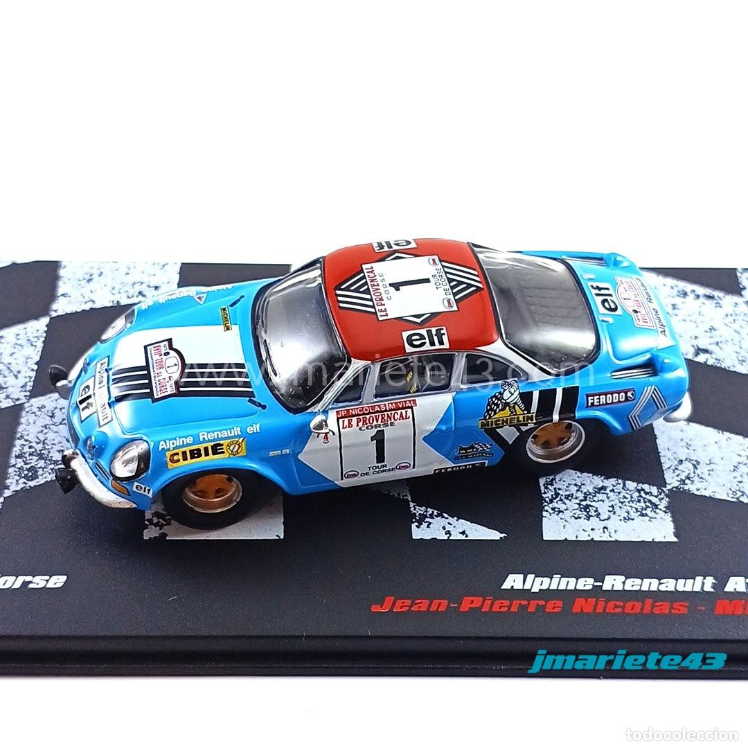 Model Cars: Alpine-Renault A110 1800 #1 JP. Nicolas - M. Vial Tour de Corse 1973 1:43