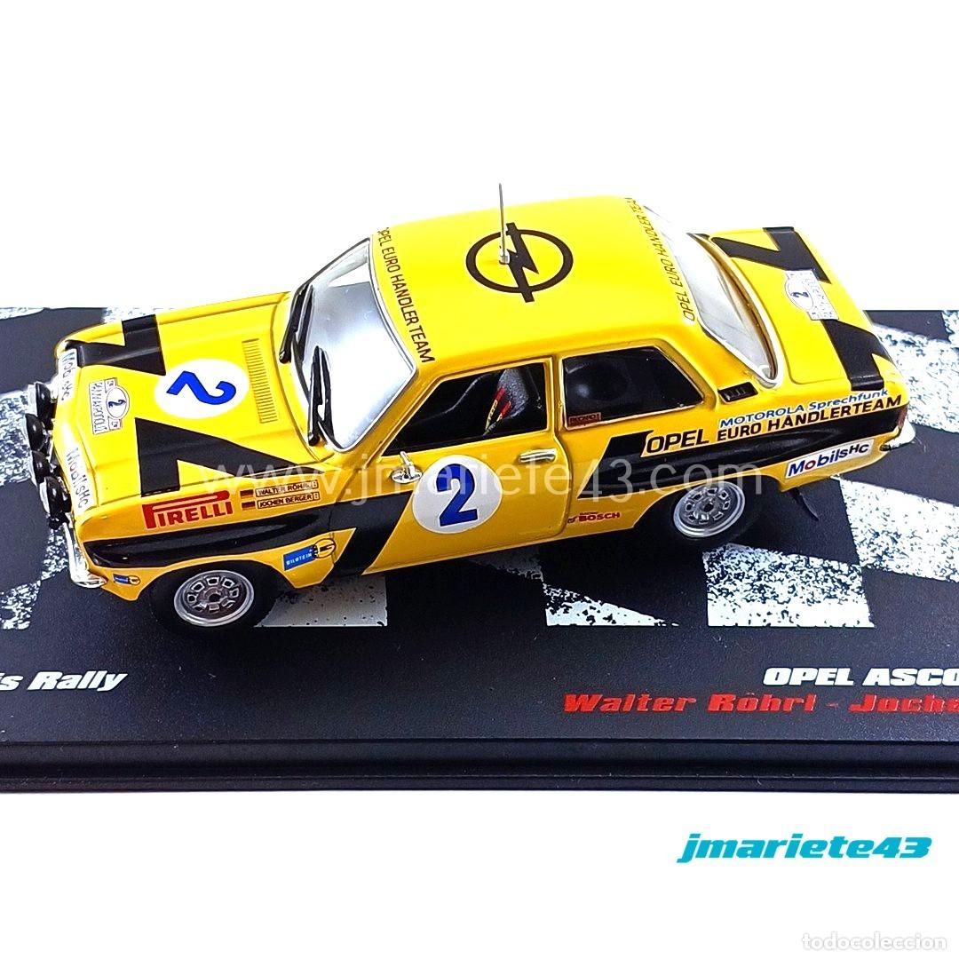 Auto in scala: Opel Ascona SR #2 W. R&ouml;hrl - J. Berger Rally Acr&oacute;polis 1975 1:43
