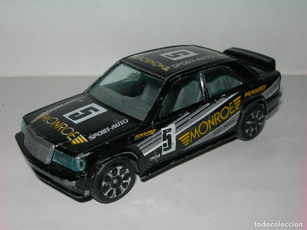 Coches a escala: COCHE DE METAL MERCEDES 190 E COMPETICI&Oacute;N - ESCALA 1/43 - FABRICADO POR BURAGO -