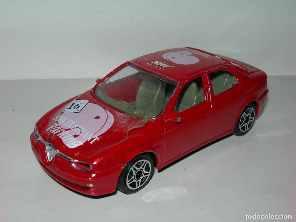 Coches a escala: COCHE DE METAL ALFA ROMEO 156 ROJO - ESCALA 1/43 - FABRICADO POR BURAGO -