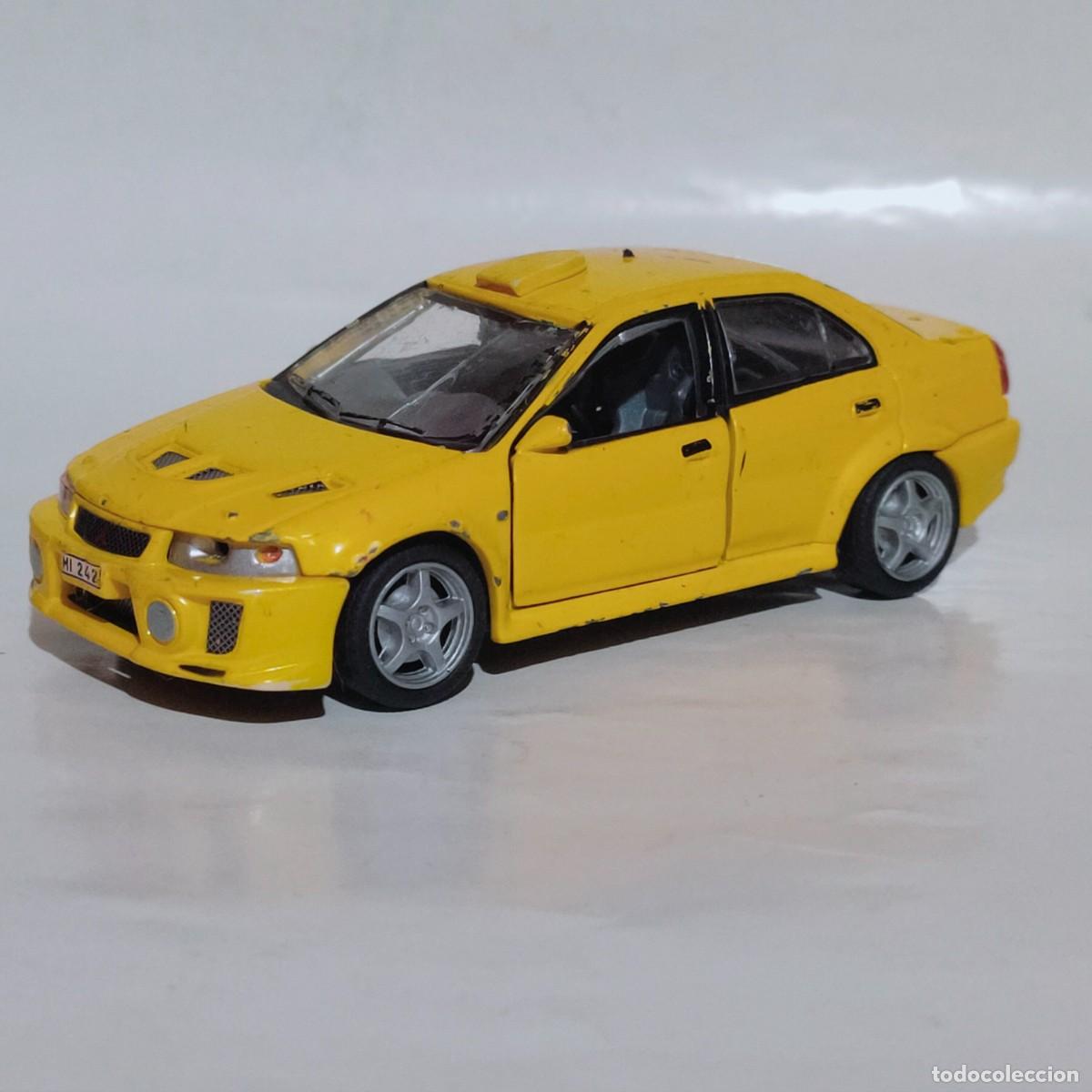 Coches a escala: COCHE DE METAL MITSUBISHI LANCER - ESCALA APROXIMADA 1/43 - FABRICADO POR HONGWELL -
