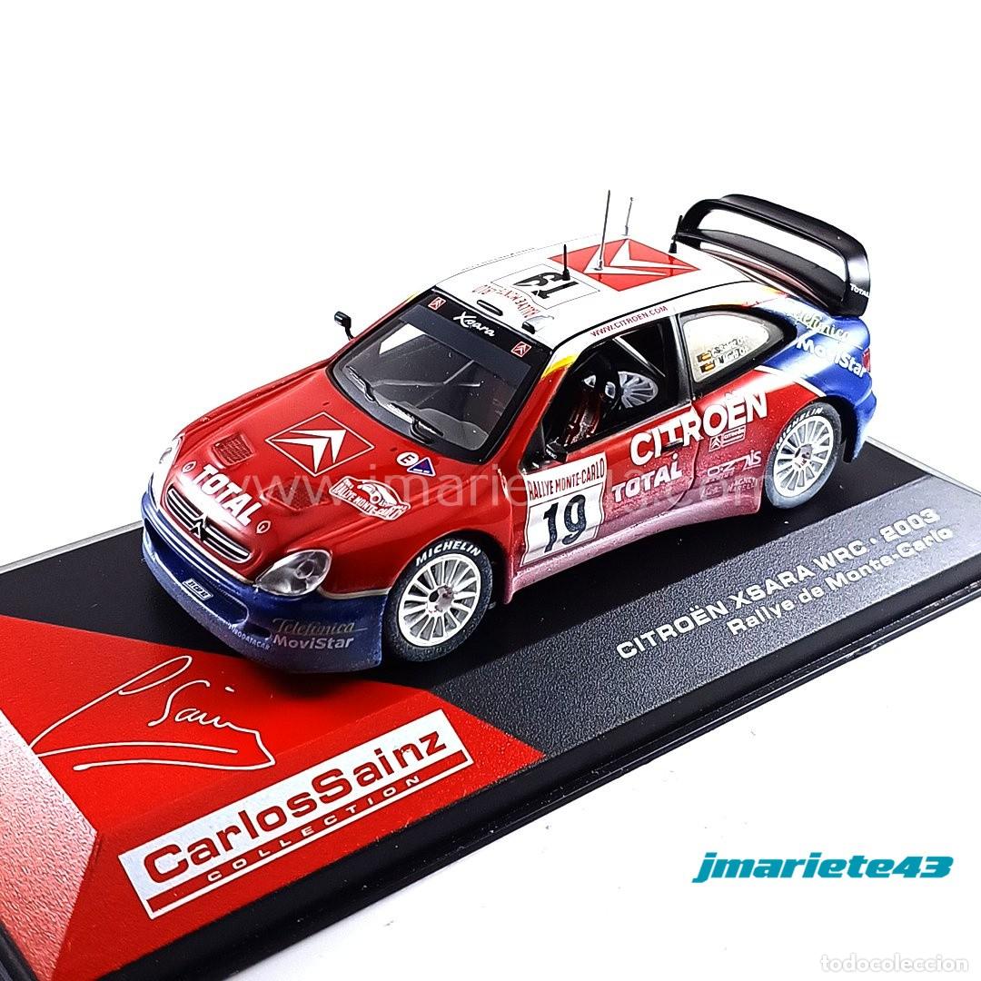 Coches a escala: Citro&euml;n Xsara WRC #19 - C. Sainz - M. Marti Rally MonteCarlo 2003 1:43