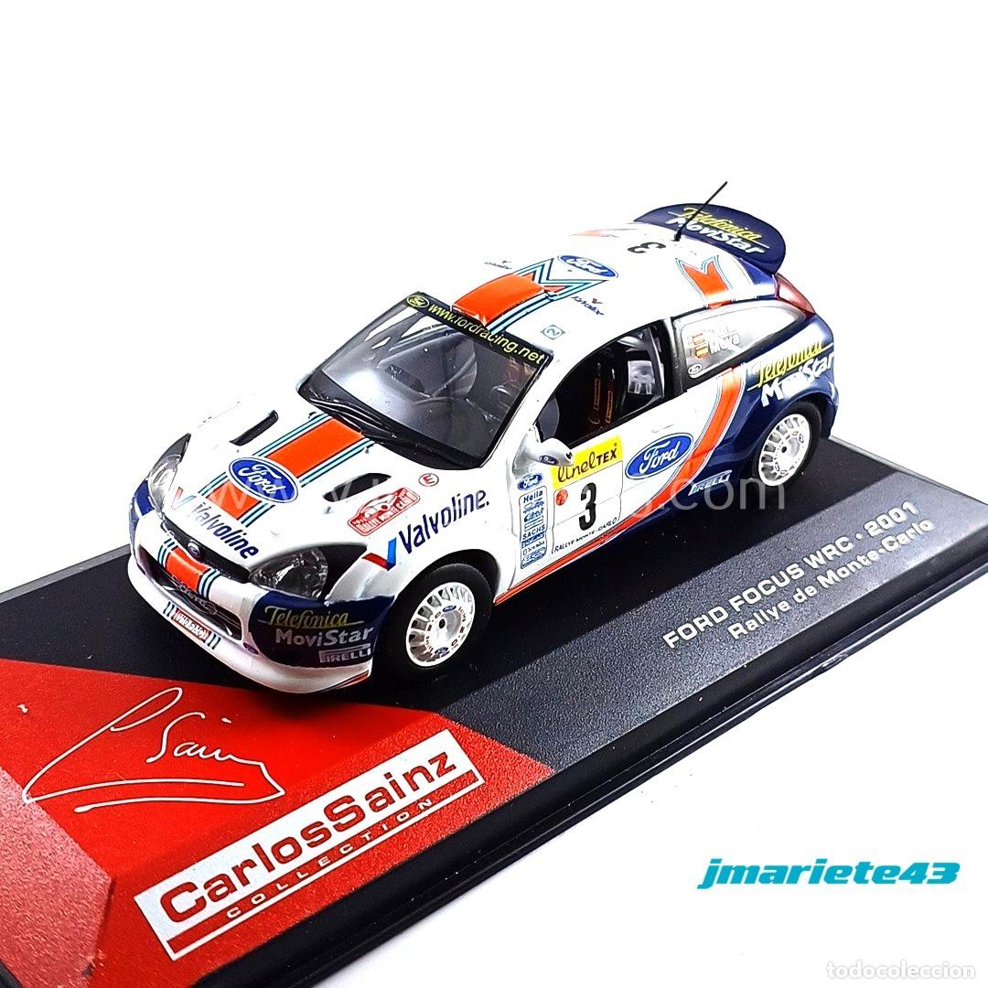 Model Cars: Ford Focus RS WRC #3 C. Sainz - L. Moya. Rally Monte-Carlo 2001 1:43