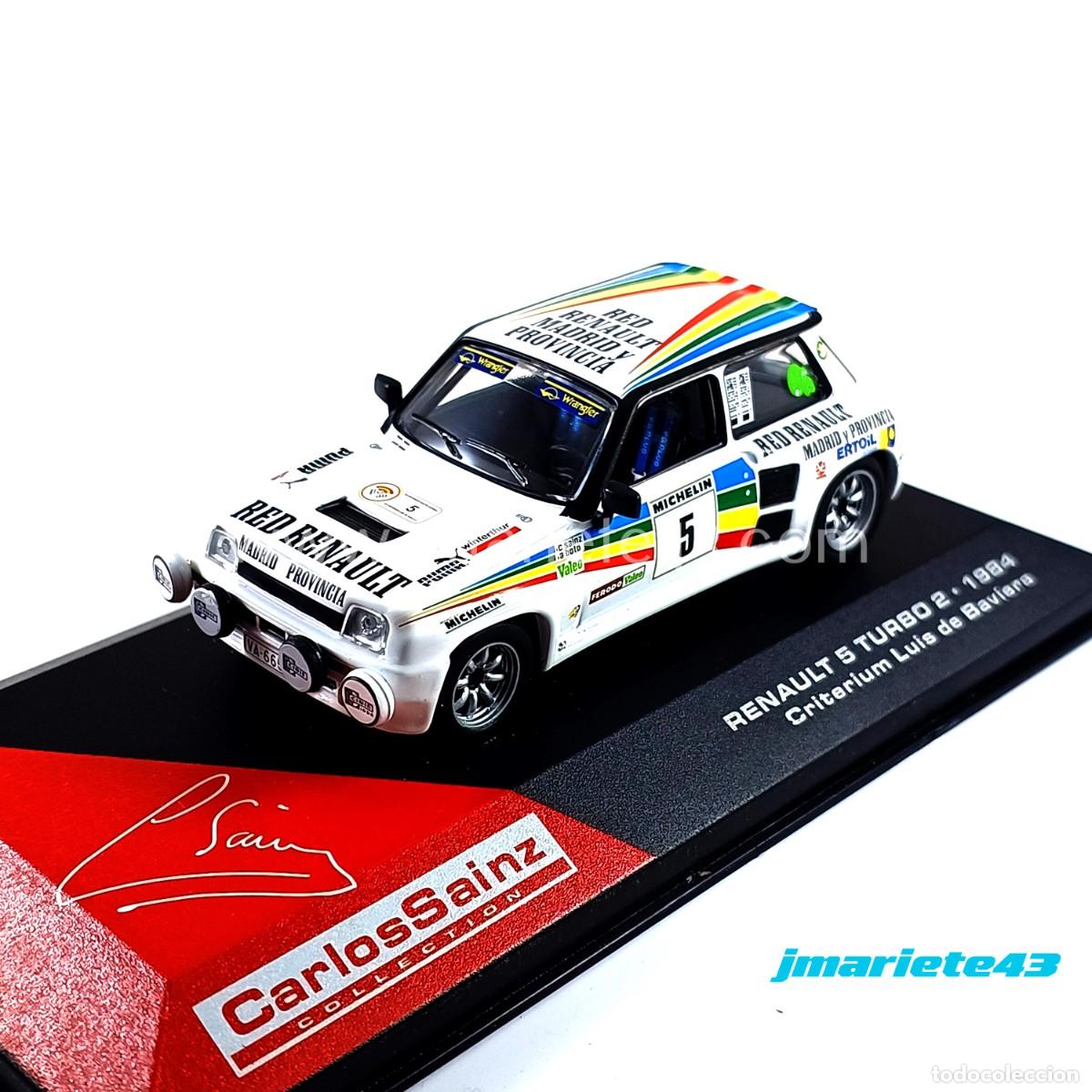 Voitures &agrave; l'&eacute;chelle: Renault 5 Turbo 2 #5 C. Sainz - A. Boto Criterium L. de Baviera 1984
