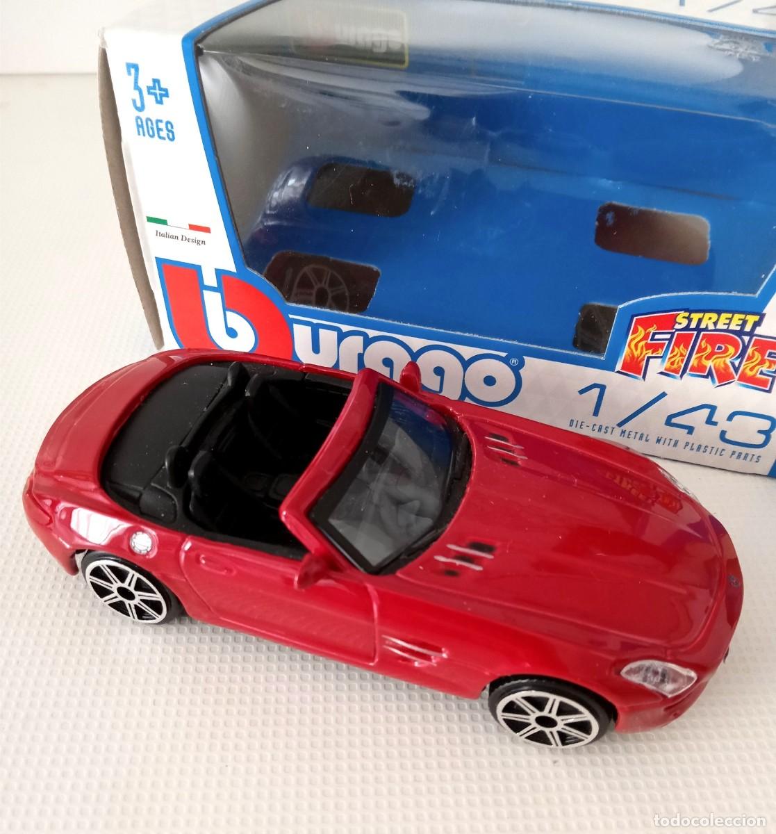 Model Cars: COCHE. MERCEDES BENZ SLS AMG ROADSTER . ESCALA 1/43 . BURAGO