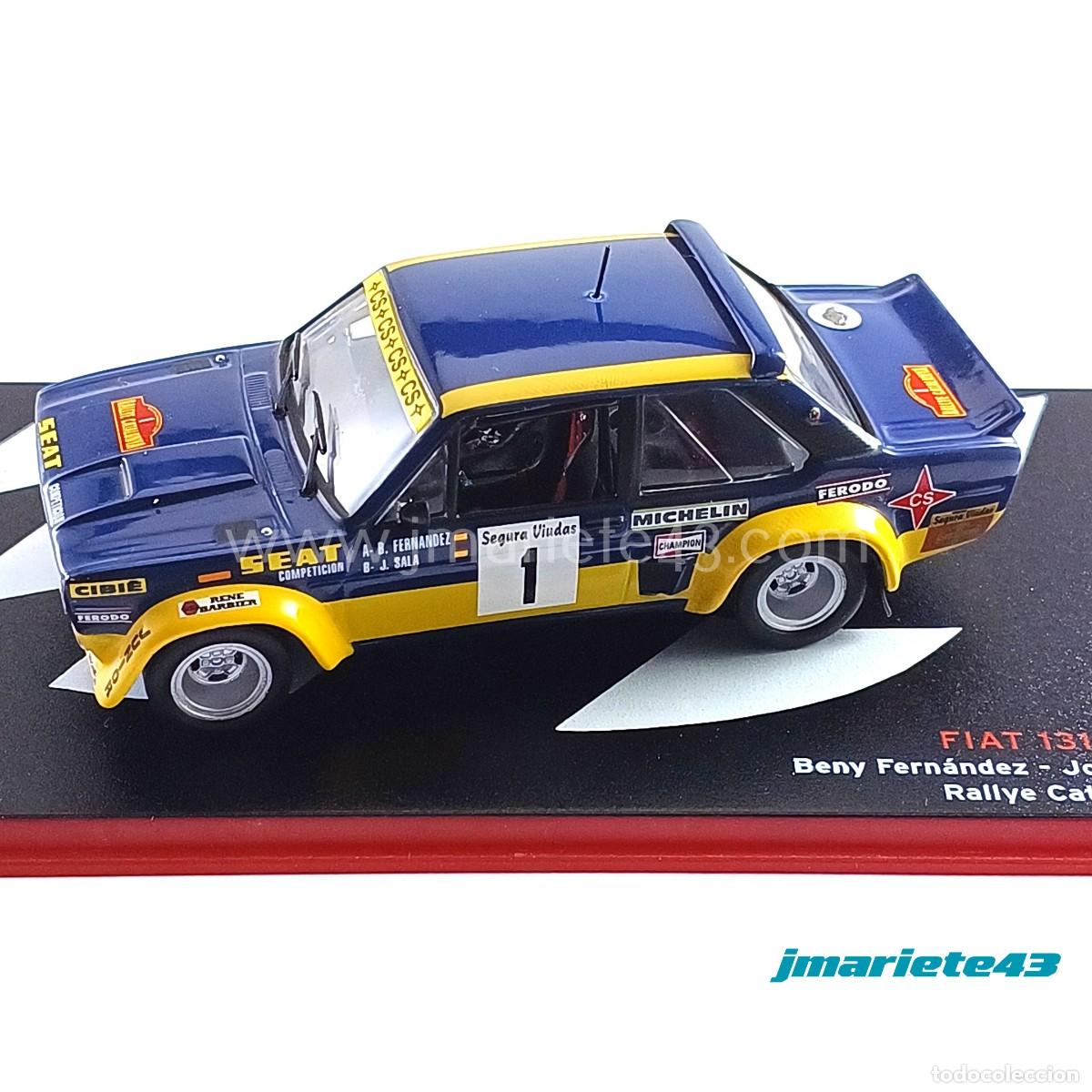 Auto in scala: Fiat 131 Abarth #1 B. Fernandez - J. Sala. Rally Catalunya 1979 1:43