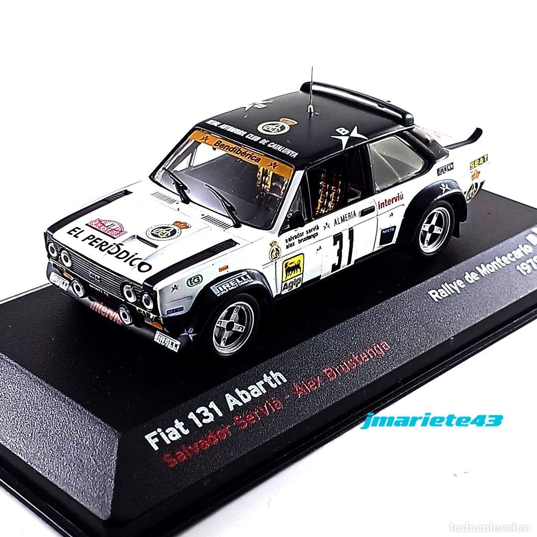 Voitures &agrave; l'&eacute;chelle: Seat 131 ABARTH - 1979 - S. Servi&agrave; - A. Brustenga Rally Montecarlo 1979 1:43
