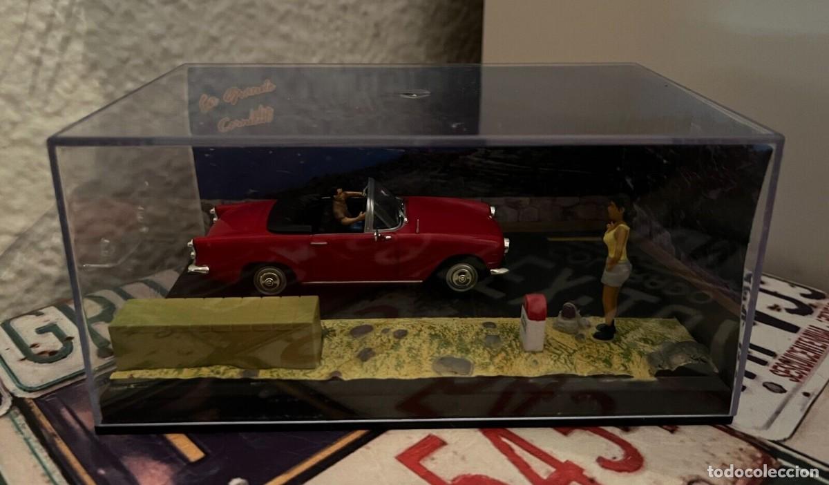 Model Cars: Simca Oceane - Diorama La Route Bleue - La autoestopista - Altaya 1:43