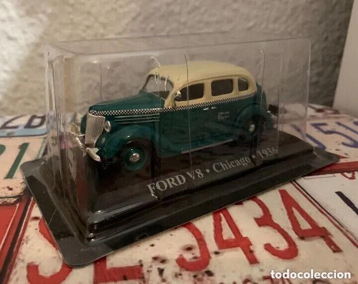 Auto in scala: Ford V8 - Taxi Chicago - 1936 - Altaya 1:43