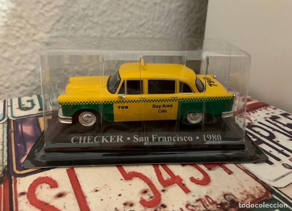 Auto in scala: Checker - Taxi San Francisco - 1980 - Altaya 1:43