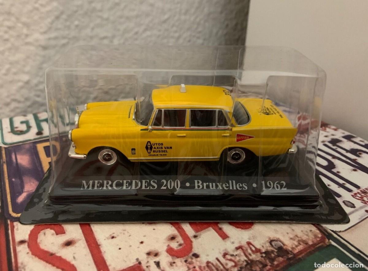 Auto in scala: Mercedes 200 - Taxi Bruselas - 1962 - Altaya 1:43