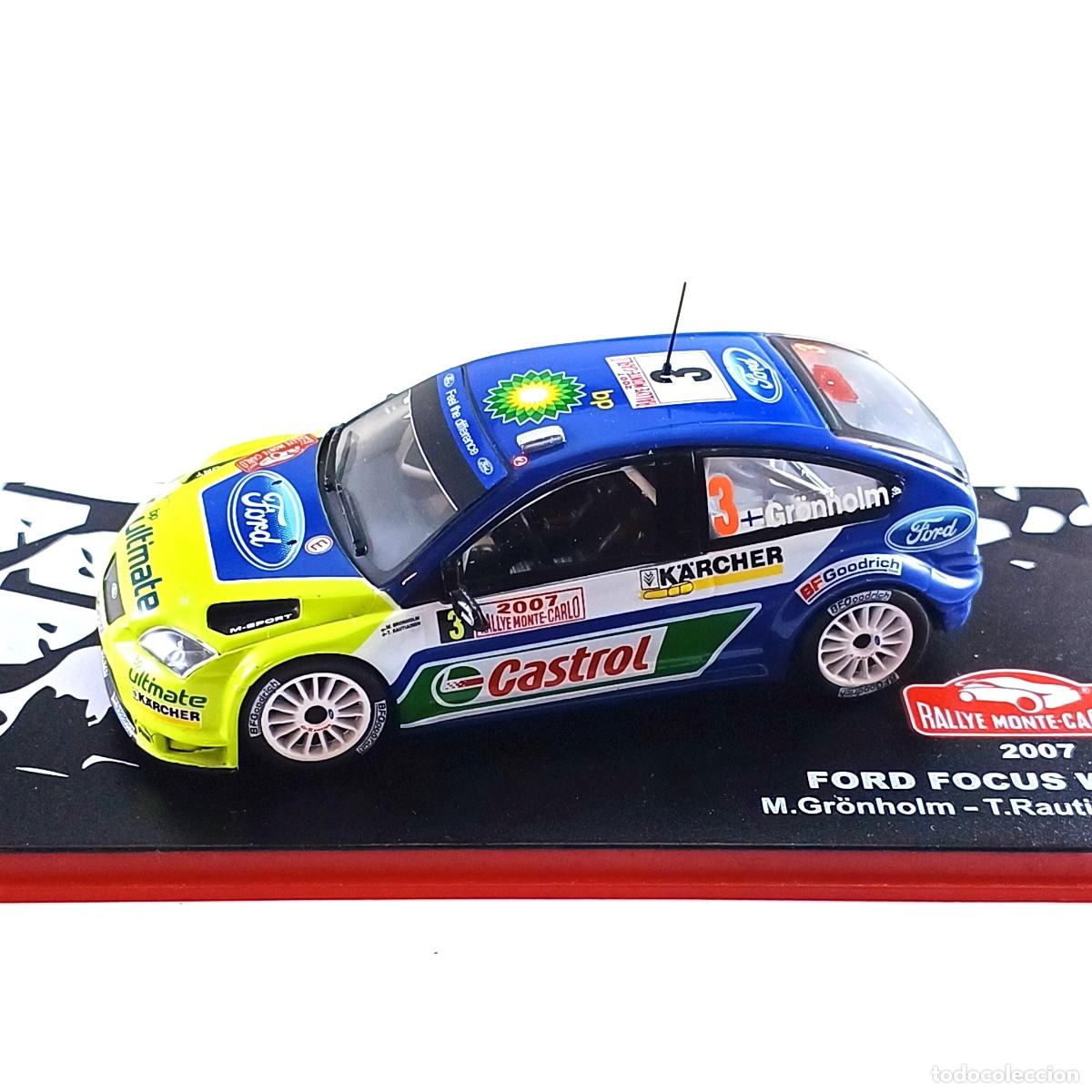 Coches a escala: Ford Focus RS WRC #3 M. Gr&ouml;nholm - T. Rautiainen Rally MonteCarlo 2007 1:43