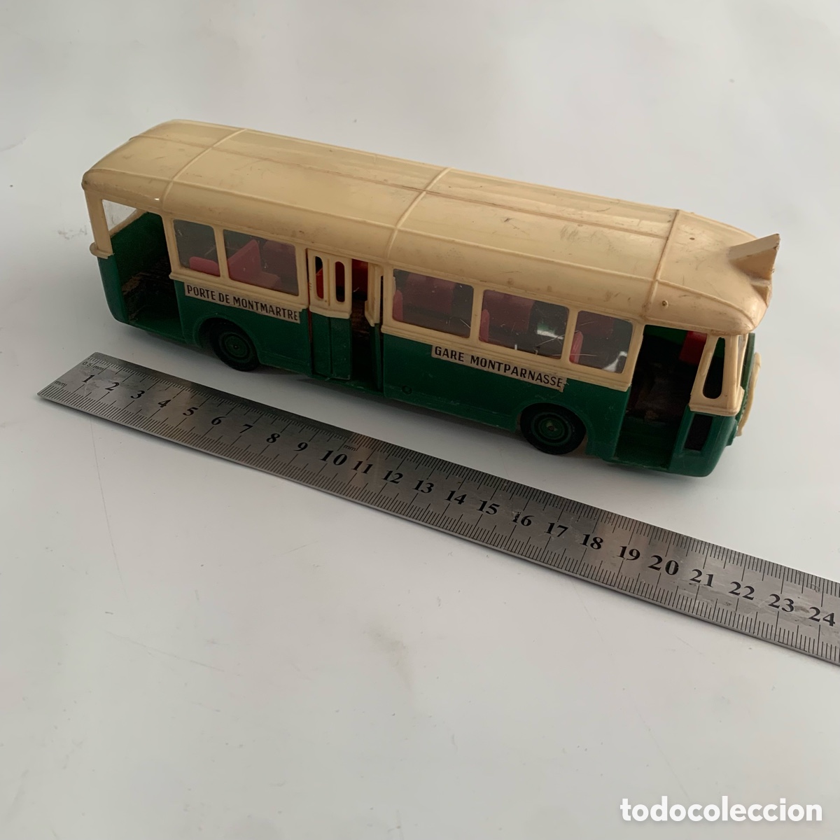Voitures &agrave; l'&eacute;chelle: autobus parisiene escala 1/43 minialuxe 95 gare montparnasse porte de montmartre