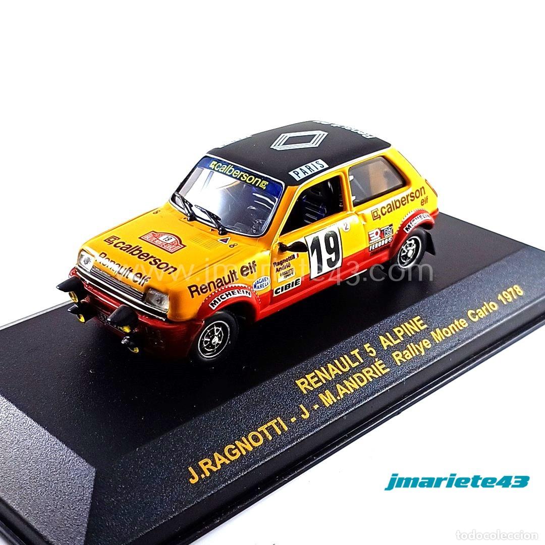 Auto in scala: Renault 5 Alpine #19 Ragnotti - Andrie Montecarlo 1978 1:43