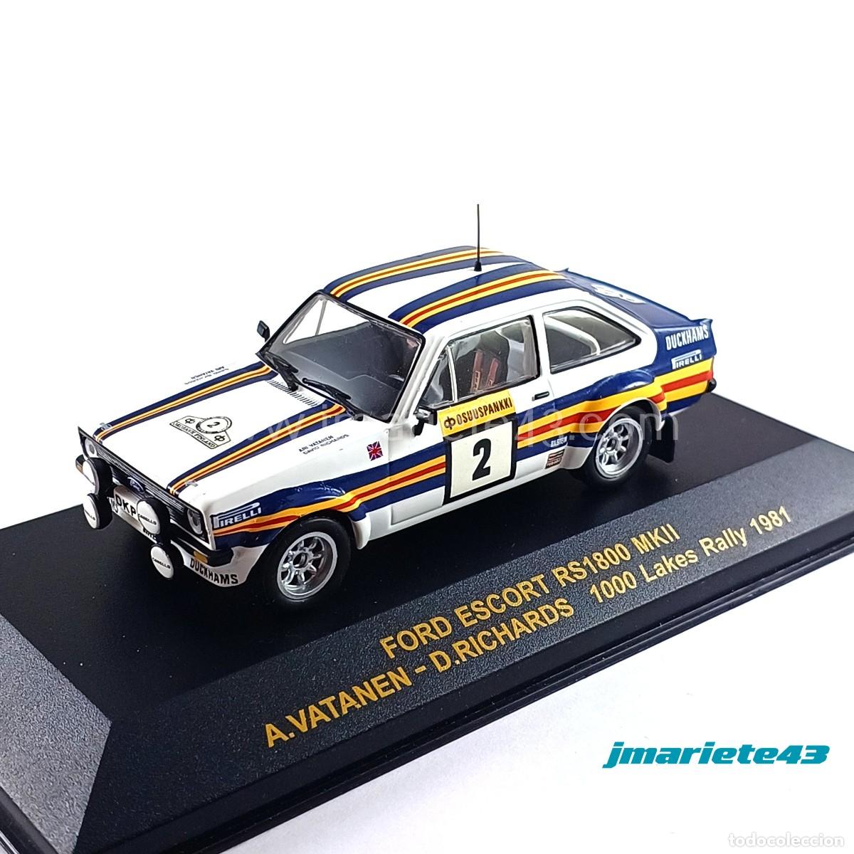 Coches a escala: Ford Escort RS1800 MKII #2 A. Vatanen - Richards 1000 Lagos 1981 1:43