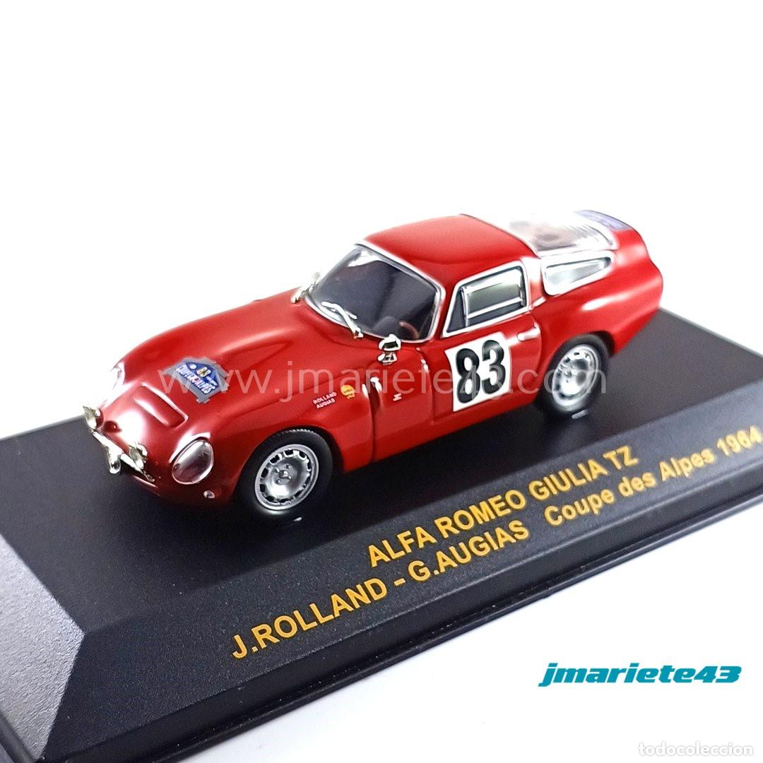 Voitures &agrave; l'&eacute;chelle: Alfa Romeo Giulia TZ #83 Rolland - Augias Coupe des Alpes 1964 1:43