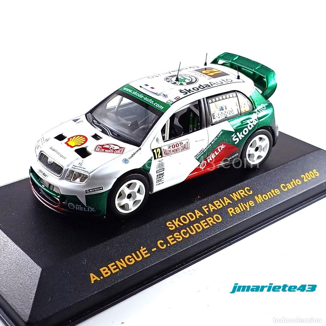 Voitures &agrave; l'&eacute;chelle: Skoda Fabia WRC #12 Bengu&eacute; - Escudero Montecarlo 2005 1:43