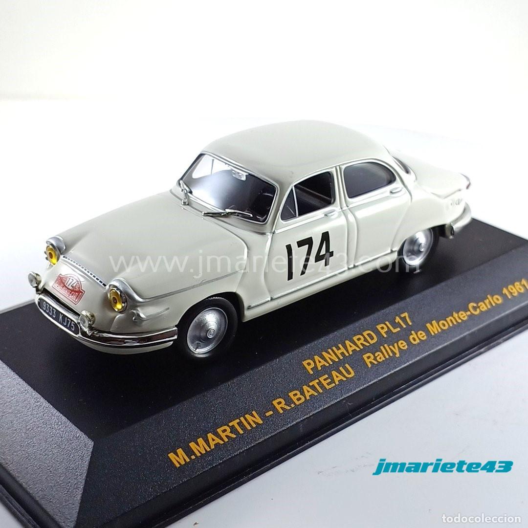 Voitures &agrave; l'&eacute;chelle: Panhard PL17 #174 Martin - Bateau Montecarlo 1961 1:43