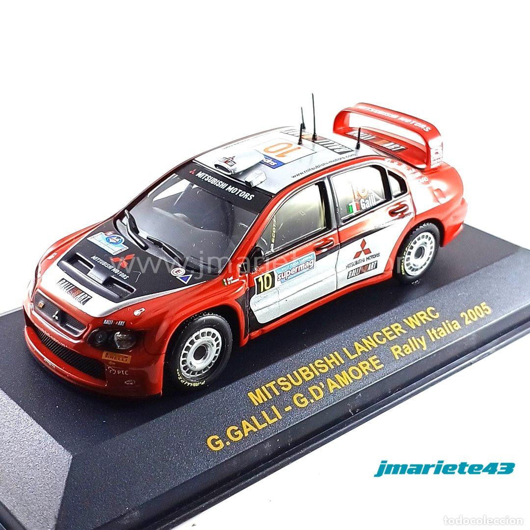 Coches a escala: Mitsubishi Lancer WRC #10 Galli - D&acute;Amore Cerde&ntilde;a 2005 1:43