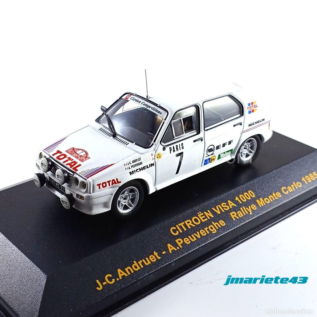 Coches a escala: Citroen Visa 1000 pistas #7 Andruet - Peuvergne Montecarlo 1985 1:43