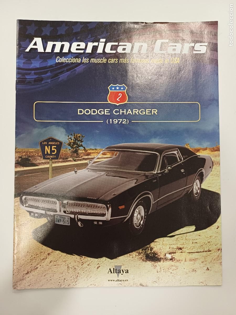 Auto in scala: DODGE CHARGER (1972)/AMERICAN CARS ALTAYA FASCICULO N&ordm;2.