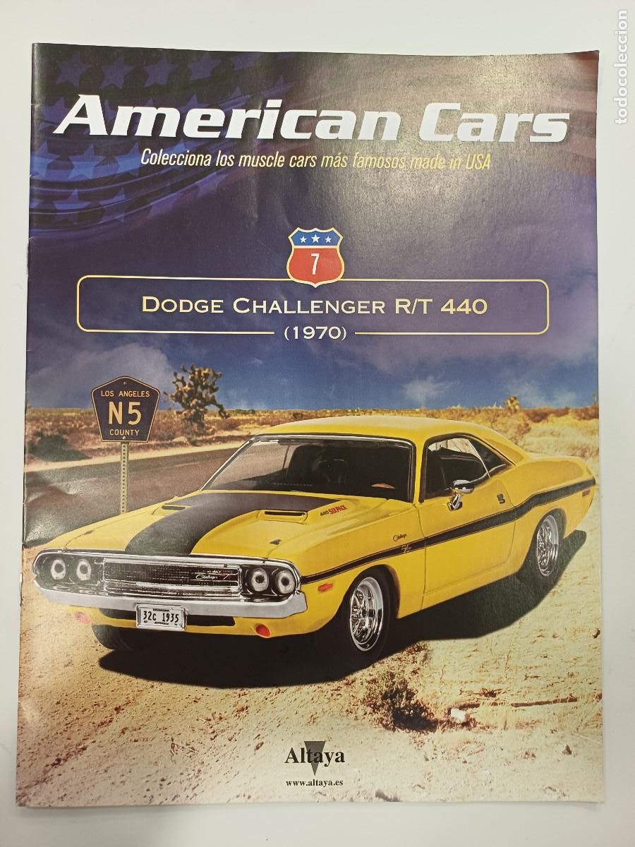 Auto in scala: DODGE CHELLENGER R/T 440 (1970)/AMERICAN CARS ALTAYA FASCICULO N&ordm;7.