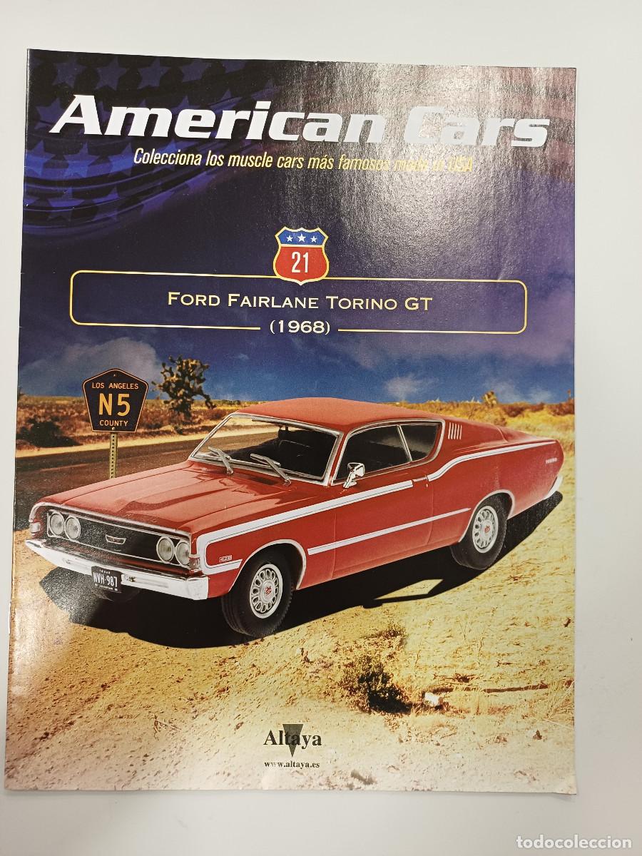 Auto in scala: FORD FAIRLANE TORINO GT(1968)/AMERICAN CARS ALTAYA FASCICULO N&ordm;21.