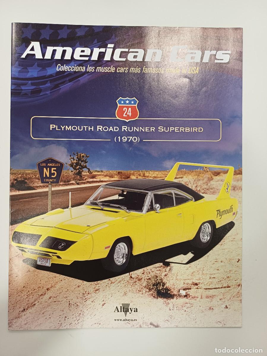 Auto in scala: PLYMOUTH ROAD RUNNER SUPERBIRD(1970)/AMERICAN CARS ALTAYA FASCICULO N&ordm;24.