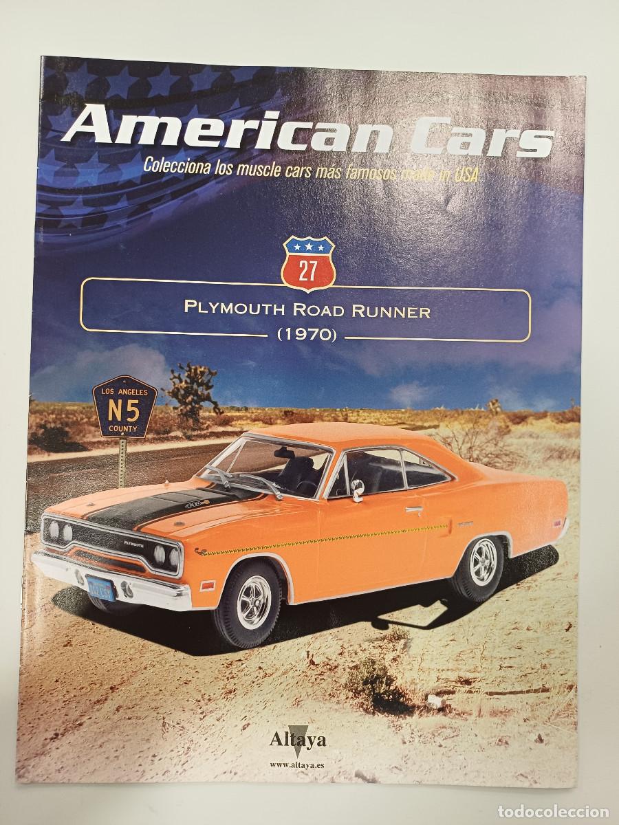 Auto in scala: PLYMOUTH ROAD RUNNER(1970)/AMERICAN CARS ALTAYA FASCICULO N&ordm;27.