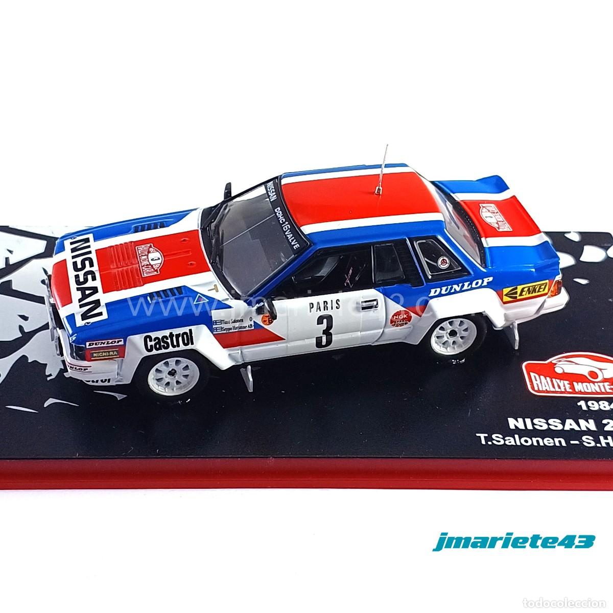 Coches a escala: Nissan 240 RS #3 T. Salonen - S. Harjanne Rally MonteCarlo 1984 1:43