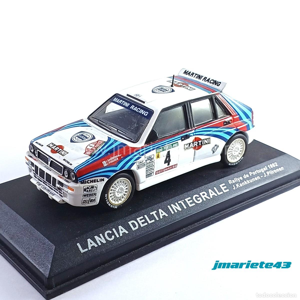 Model Cars: Lancia Delta HF Integrale 16v #4 J. Kankkunen - J. Piironen Rally Portugal 1992 1:43