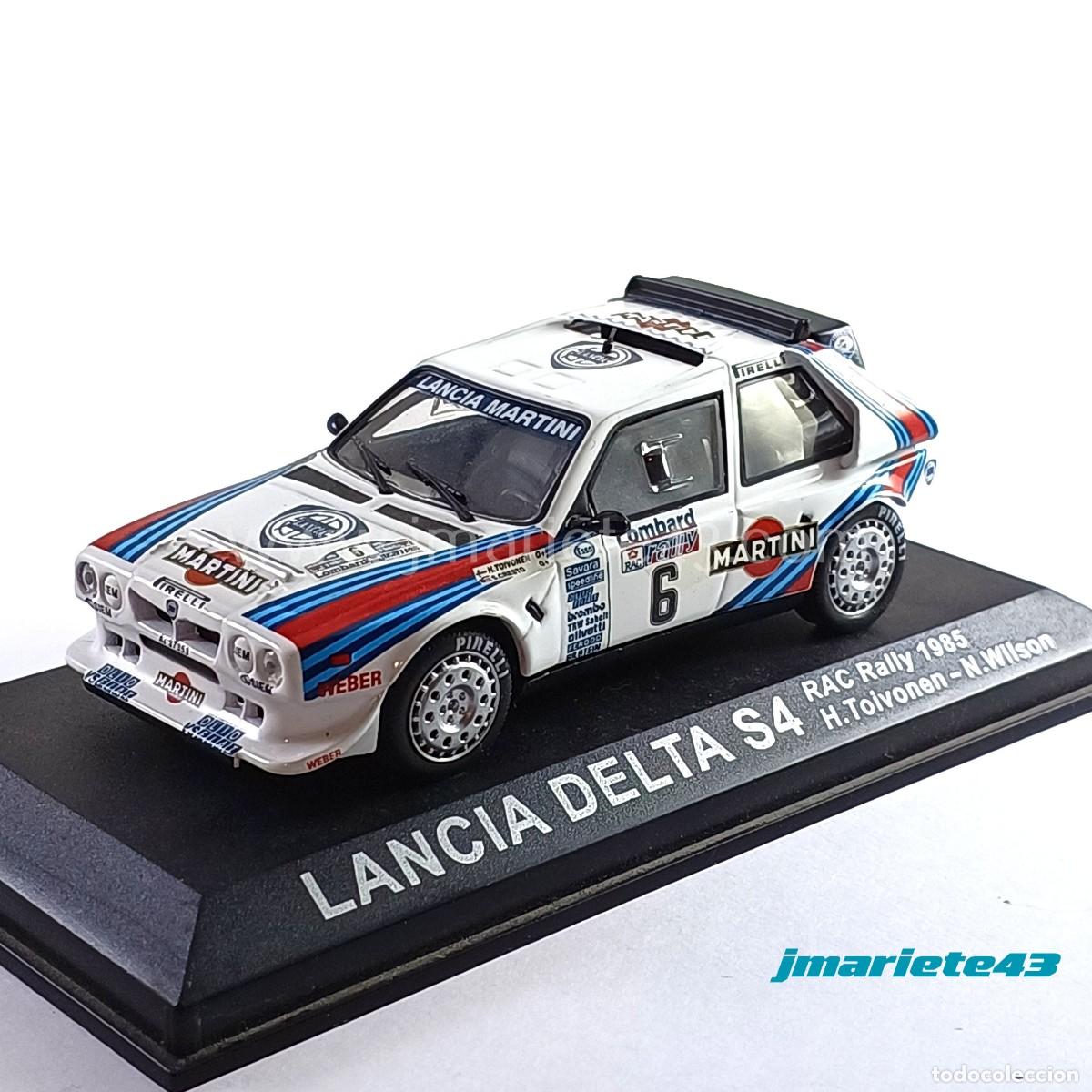 Model Cars: Lancia Delta S4 #6 H. Toivonen - N. Wilson RAC Rally 1985 1:43