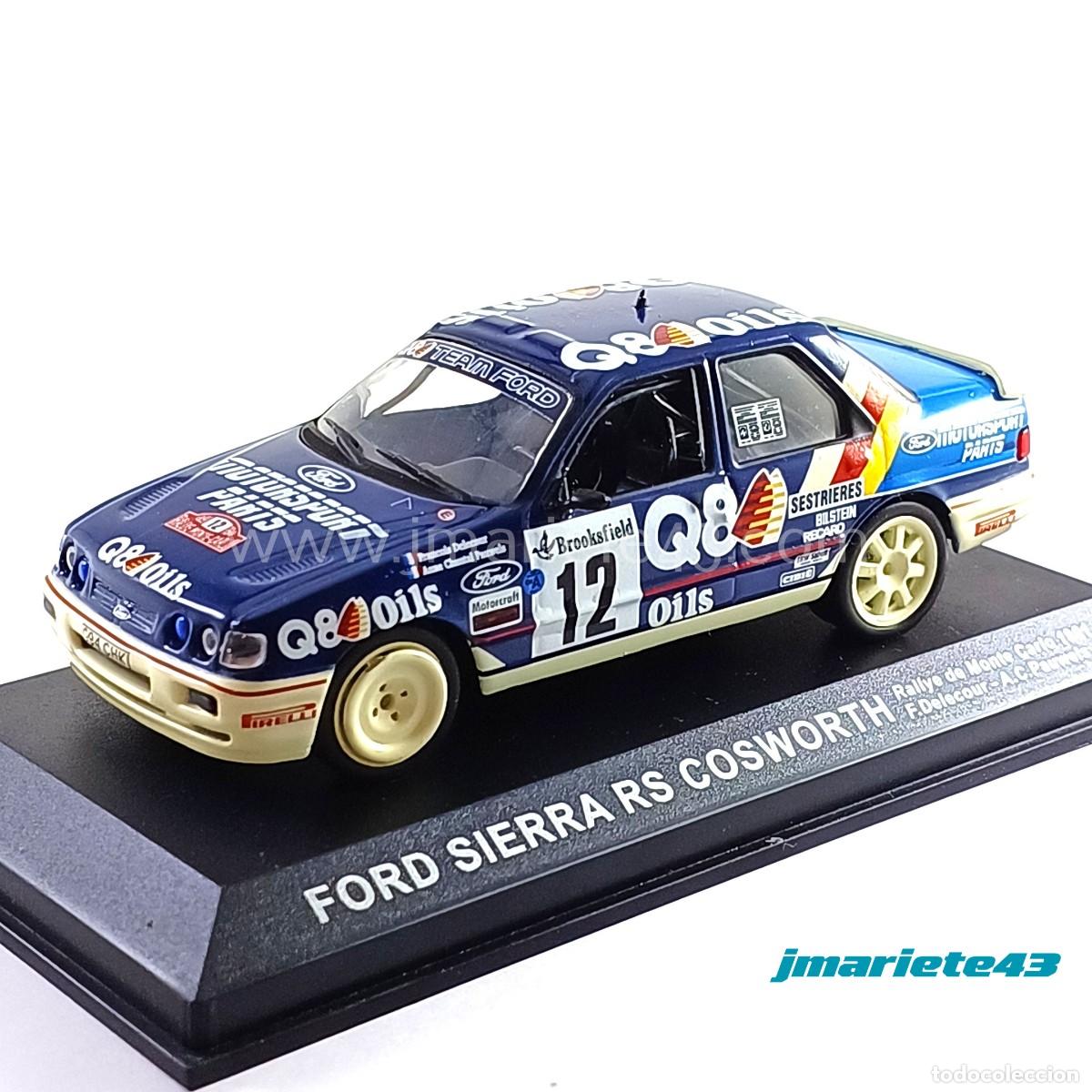 Coches a escala: Ford Sierra RS Cosworth 4x4 #12 F. Delecour - A.C. Pauwels Rally Montecarlo 1991 1:43