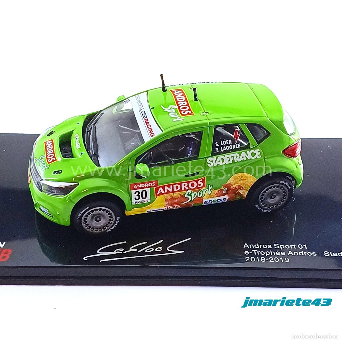 Voitures &agrave; l'&eacute;chelle: Andros Sport 01 #30 S.Loeb E-Troph&eacute;e Andros 2018.19 - Stade de France 1:43