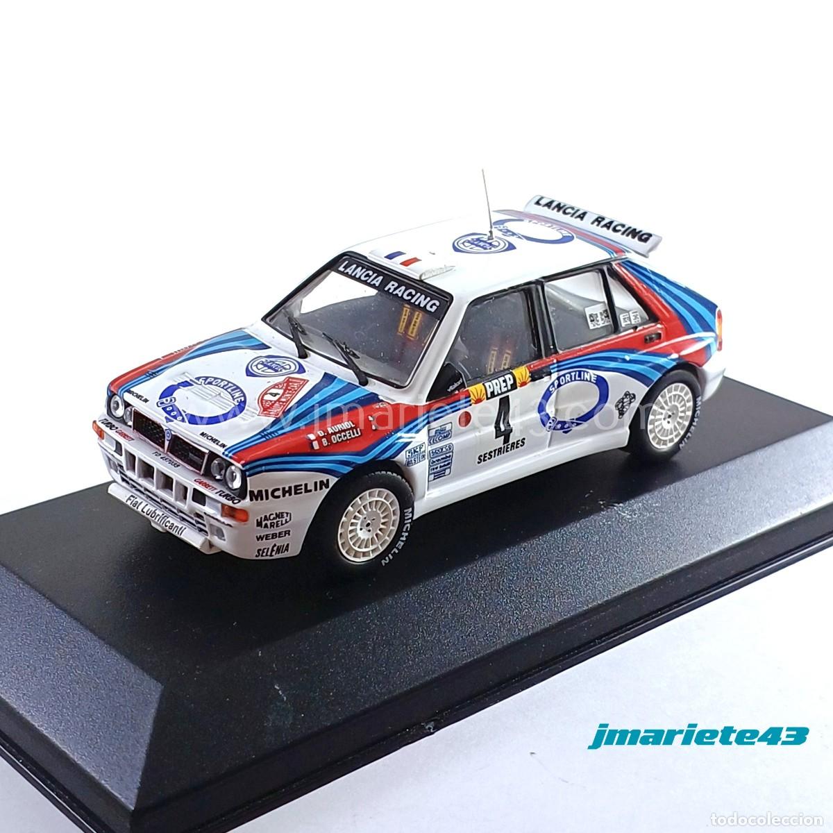 Auto in scala: Lancia Delta HF Integrale 16v #4 D. Auriol - B. Occelli Rally Monte-Carlo 1992 1:43