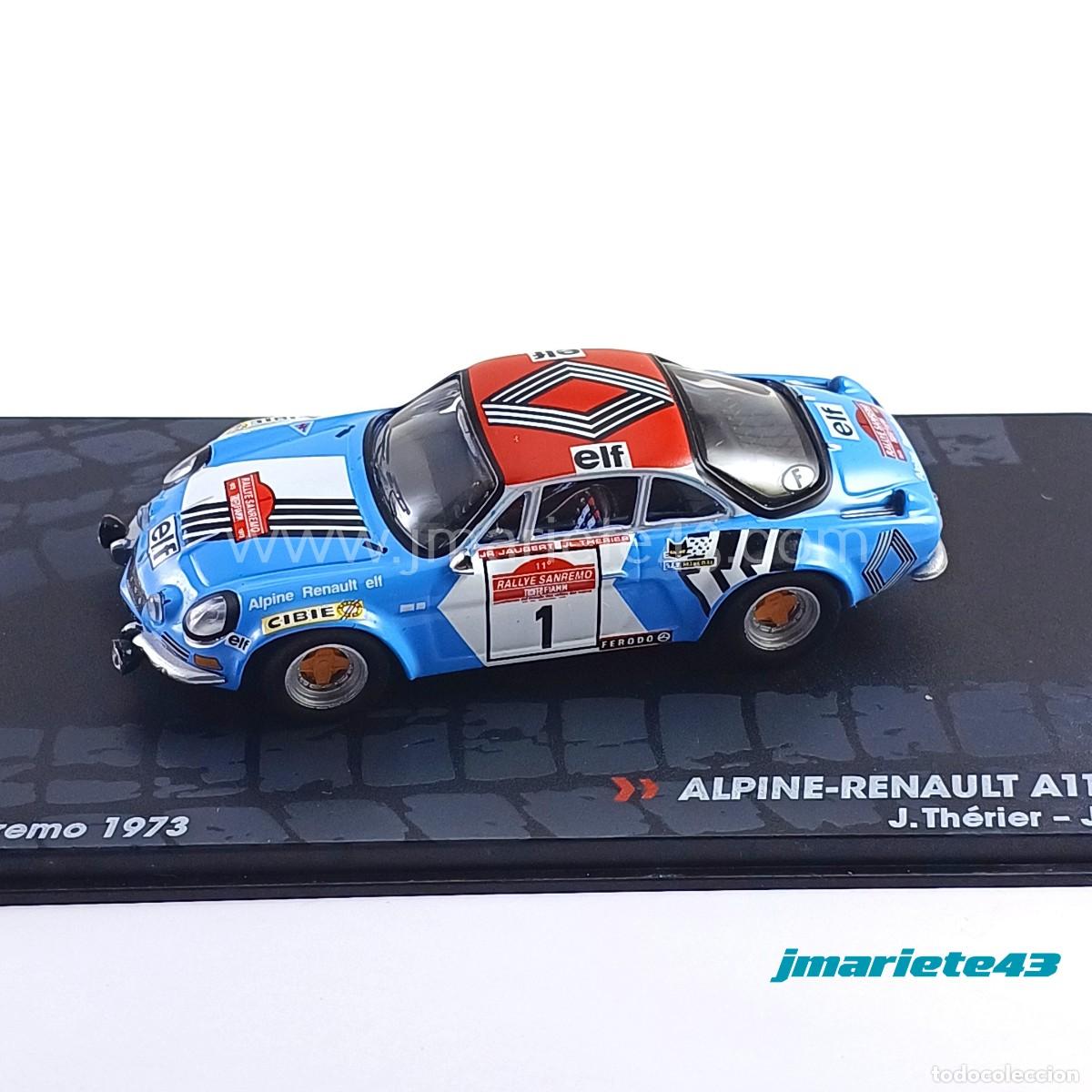 Auto in scala: Alpine A110 #1 J. Therier - J. Jaubert Rally SanRemo 1973 1:43