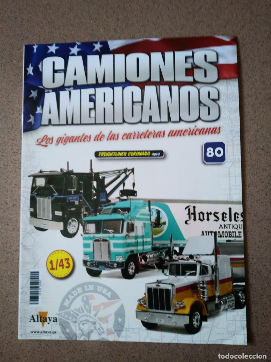 Model Cars: Fasc&iacute;culo 80 FREIGHTLINER CORONADO (2005) Camiones Americanos Altaya Nuevo