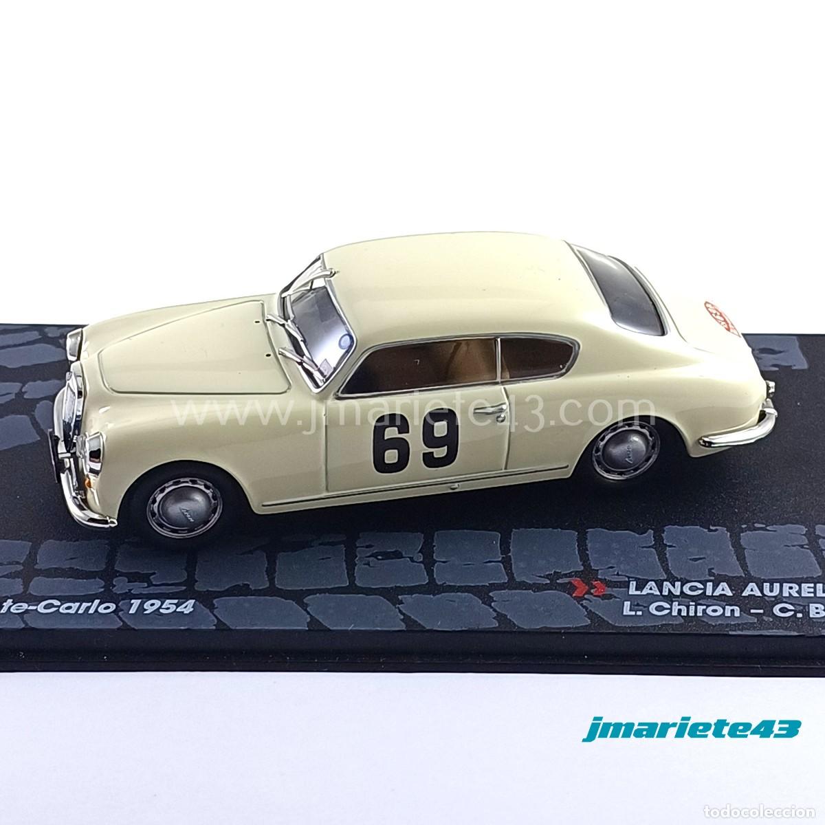 Voitures &agrave; l'&eacute;chelle: Lancia Aurelia GT #69 L. Chiron - C. Basadonna Rally Monte Carlo 1954 1:43