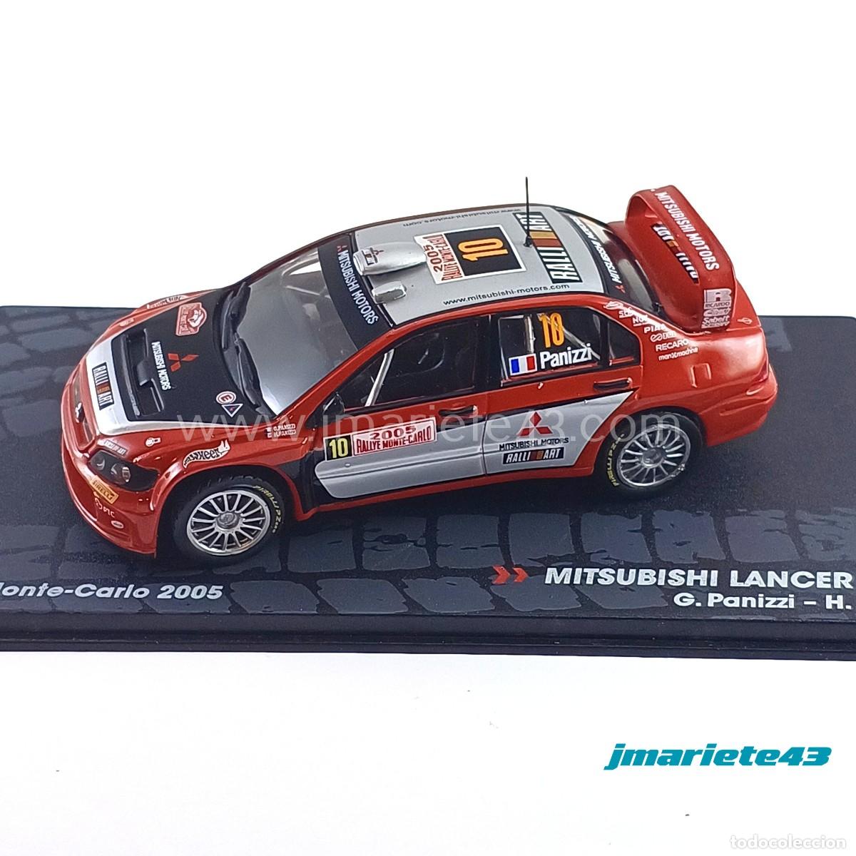 Coches a escala: Mitsubishi EVO WRC #10 G. Panizzi - H. Panizzi Rally Monte Carlo 2005 1:43
