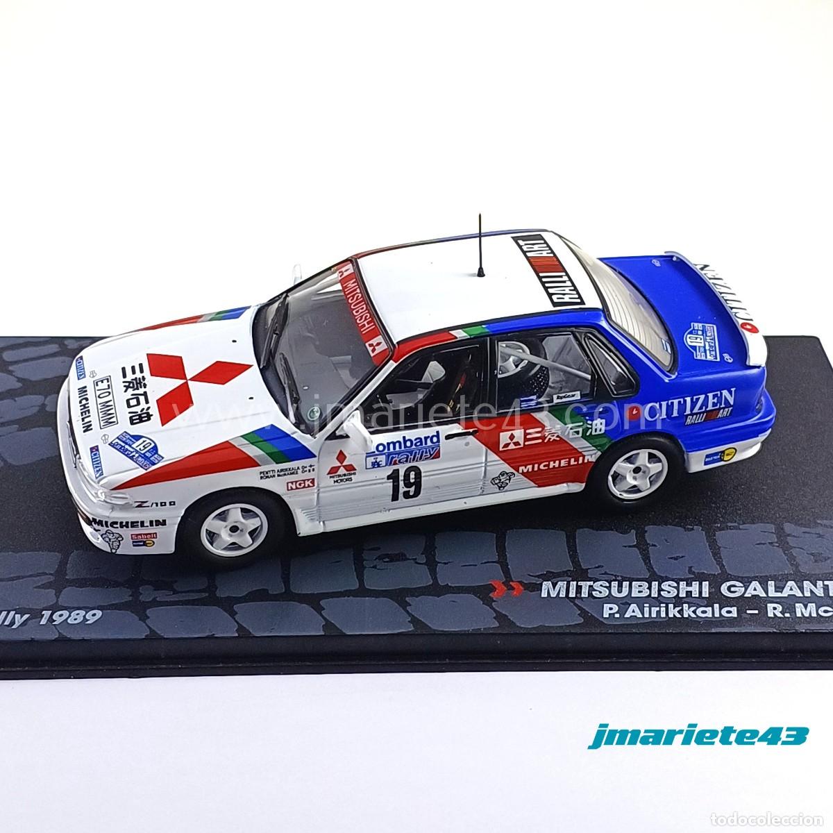 Coches a escala: Mitsubishi Galant VR-4 #19 P. Airikkala - R. McNamee Rally RAC 1989 1:43