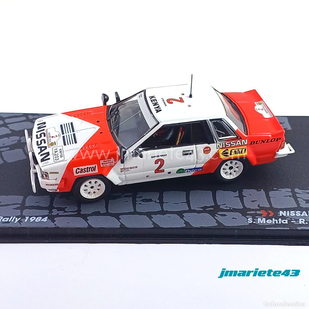 Voitures &agrave; l'&eacute;chelle: Nissan 240RS #2 S. Mehta - R. Combes Rally Safari 1984 1:43