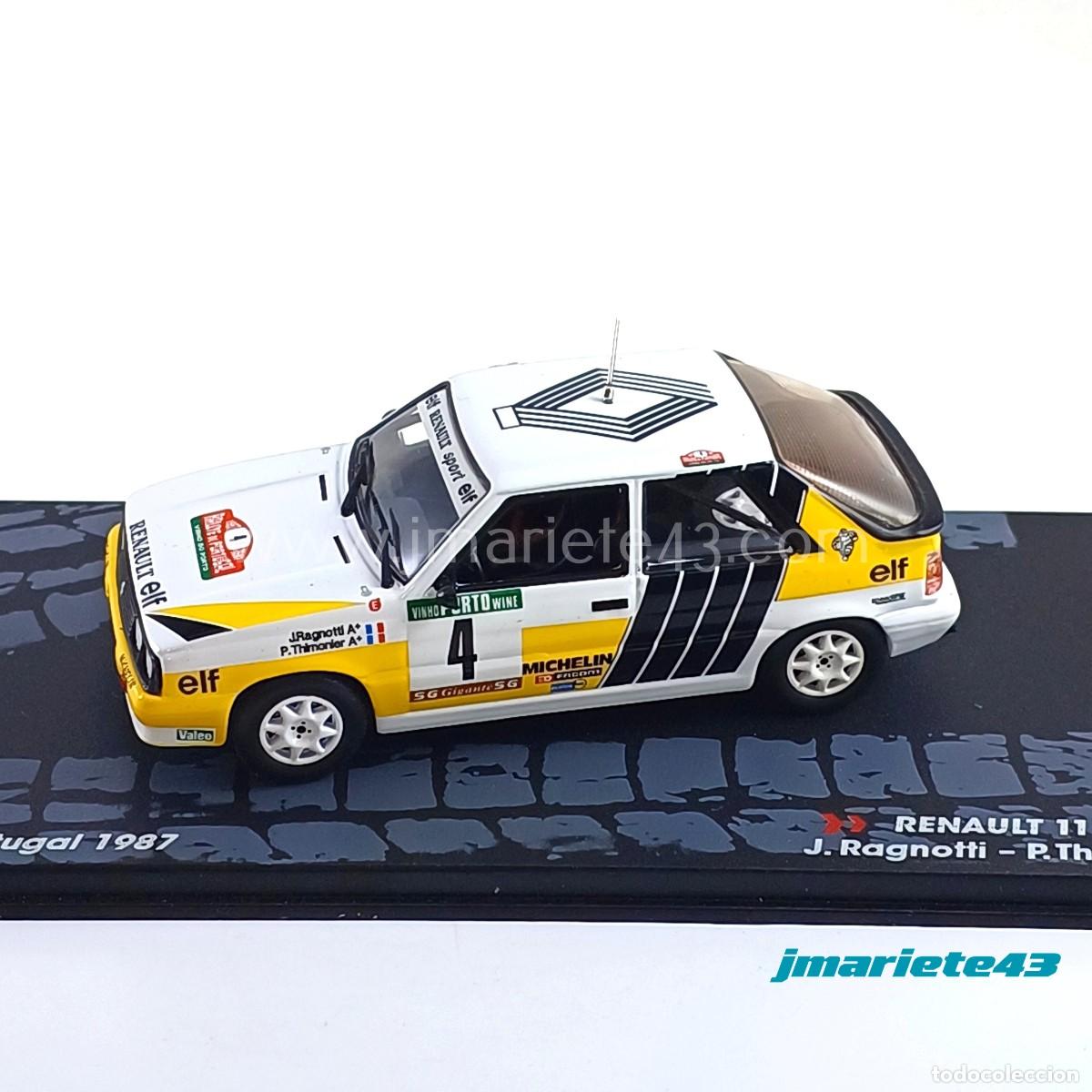 Voitures &agrave; l'&eacute;chelle: Renault 11 Turbo #4 J. Ragnotti - P. Thimonier Rally Portugal 1987 1:43